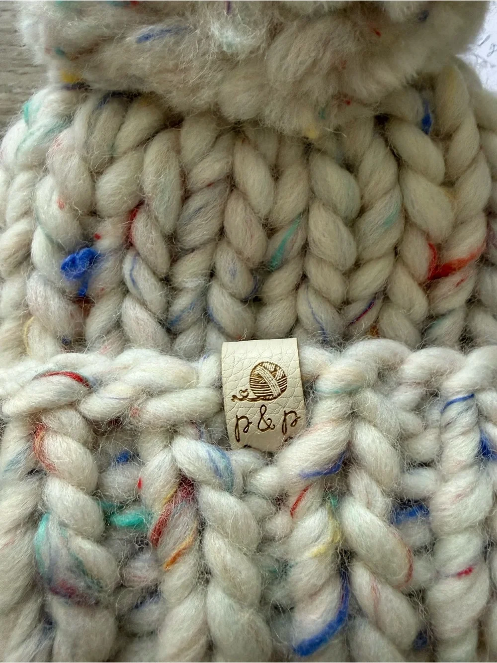 NEW Pine & Poppy Denali Hand Knit Beanie - Size: Baby